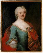 unknow artist Portrait of Luise Gottsched (Gottschedin) (1713-1762), German poet painting